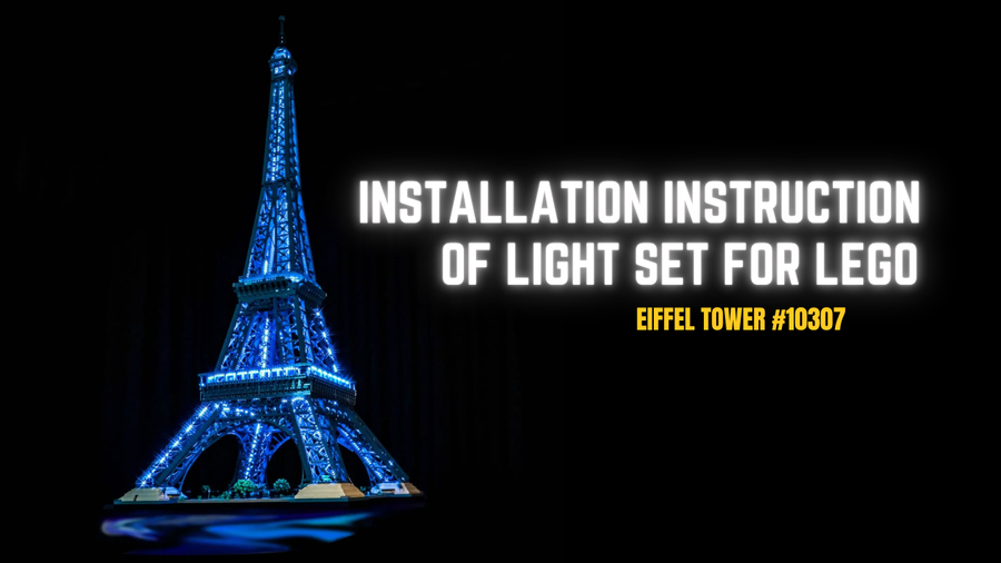 LEGO Eiffel Tower 10307 Light Kit Installation Guide