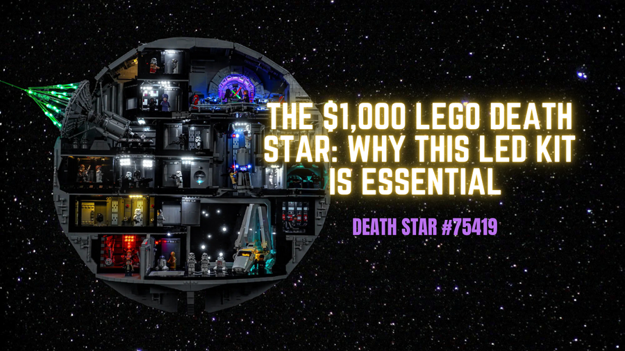 How to Display LEGO Death Star 75419 with LEDs