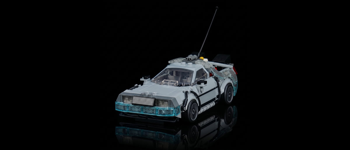 Lueur du condensateur de flux — Kit LED pour LEGO® La machine à remonter le temps de Retour vers le futur #77256
