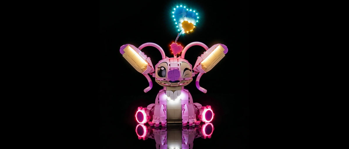 Signature Pink Glow — Light Kit for LEGO® Disney Angel #43257