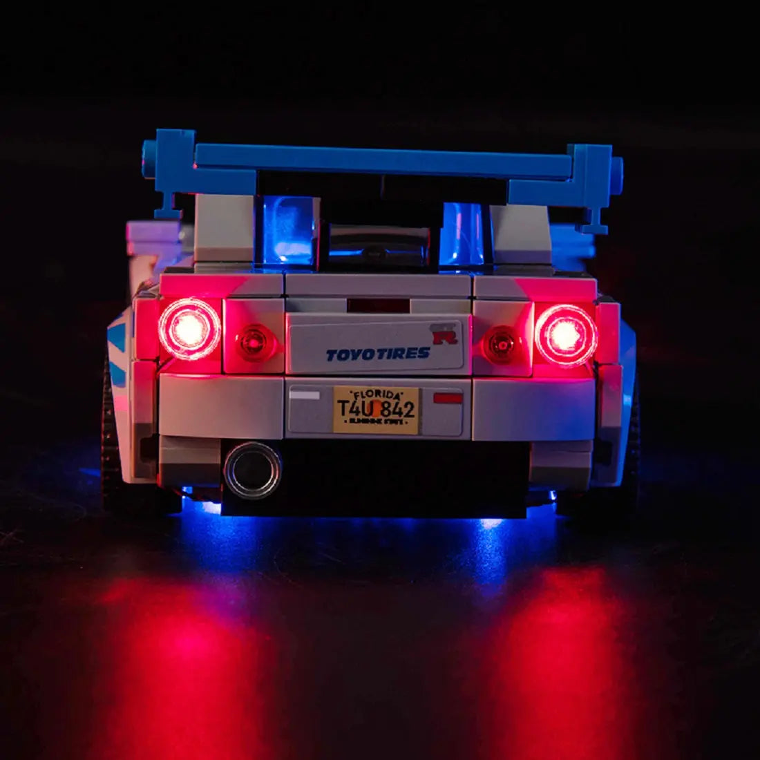 Kit d'éclairage pour LEGO® Speed ​​Champions 2 Fast 2 Furious Nissan Skyline GT-R (R34) #76917