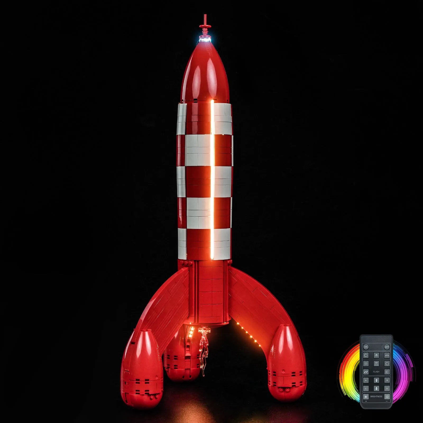 LED-Beleuchtungsset für LEGO® Tintin Moon Rocket #21367