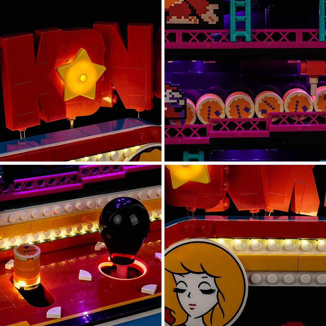 LED-Beleuchtungsset für LEGO® Donkey Kong™ Arcade #72051