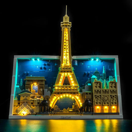 Light Kit for LEGO® Architecture Paris – City of Love #21064