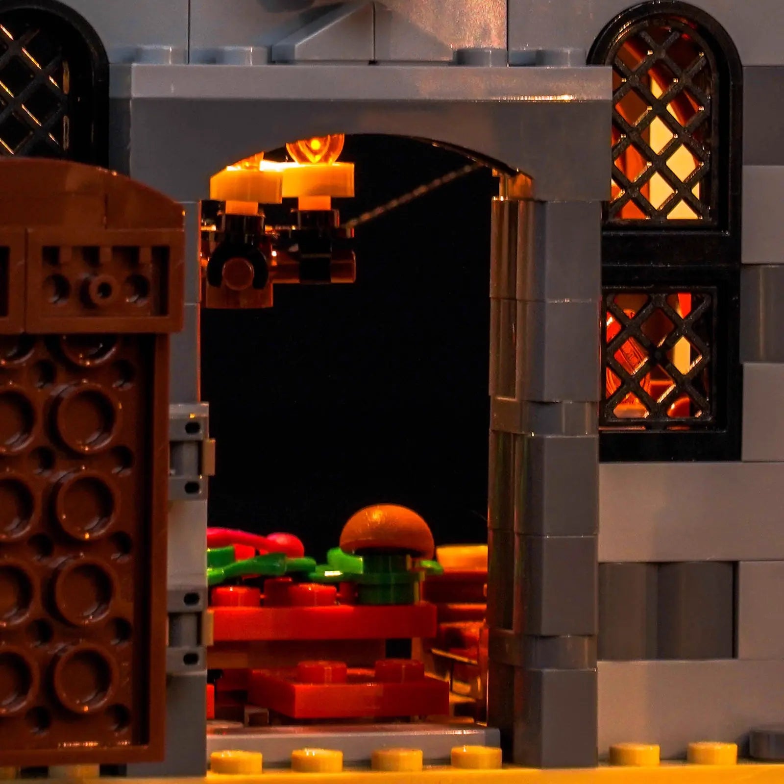 Kit d'éclairage pour le château médiéval LEGO® Creator 3-en-1 avec cheval et chevalier #31168