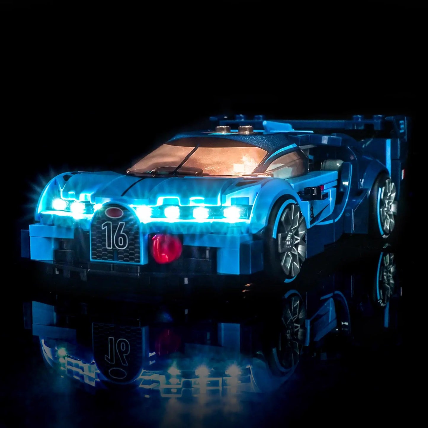 Light Kit for LEGO® Speed Champions Bugatti Vision GT Hyper Sports Car #77253