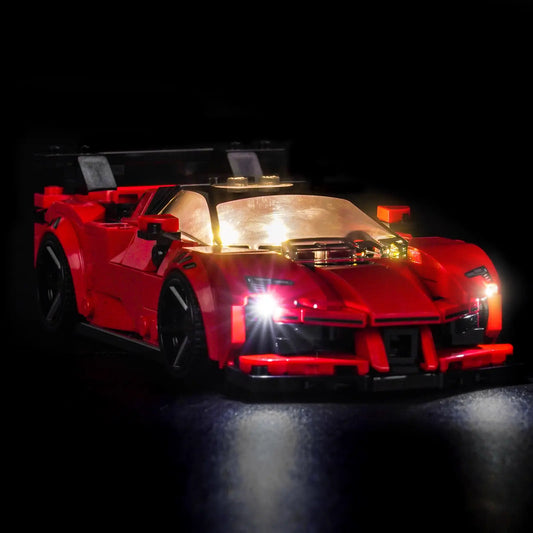 Light Kit for LEGO® Speed Champions Ferrari SF90 XX Stradale Sports Car #77254