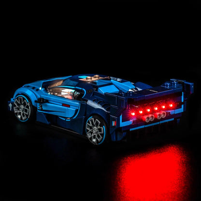Light Kit for LEGO® Speed Champions Bugatti Vision GT Hyper Sports Car #77253