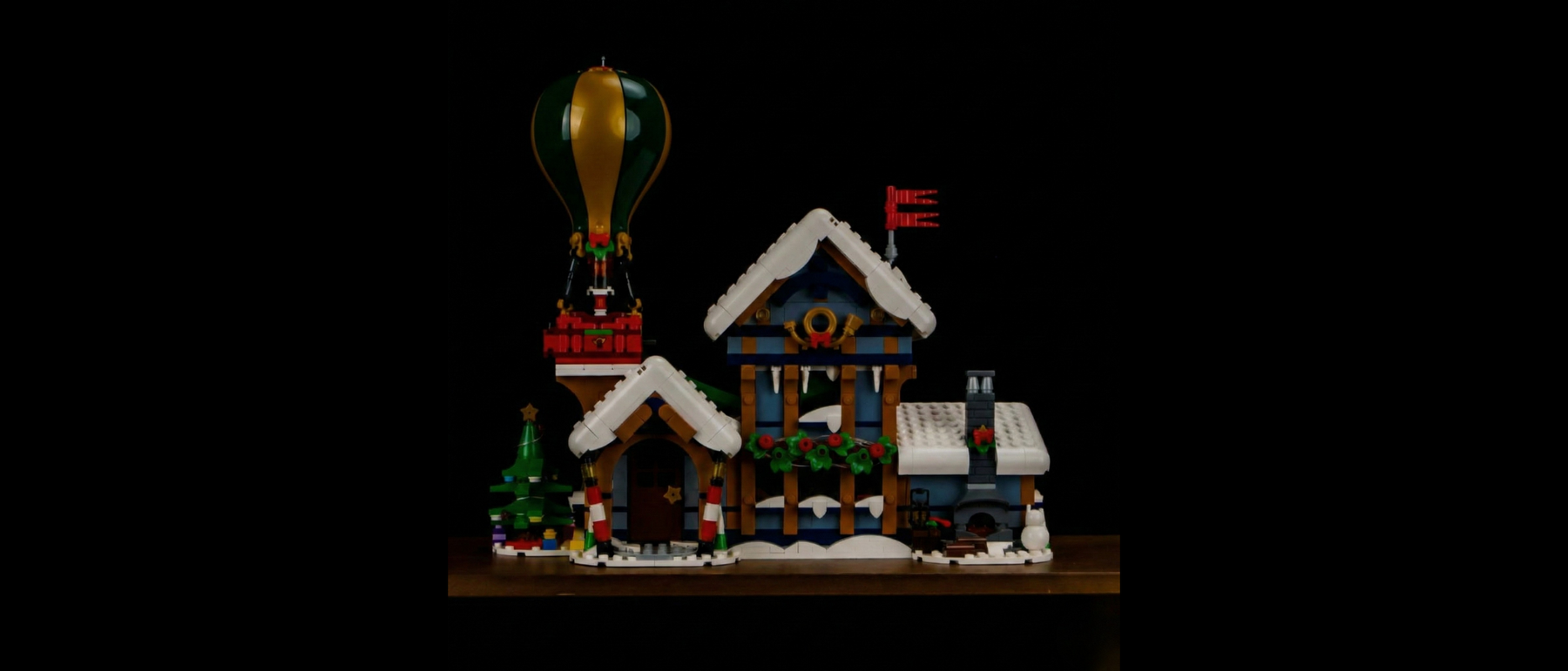 LED-Beleuchtungsset für LEGO® Postamt des Weihnachtsmanns #10339 — standard build, without the LED light kit