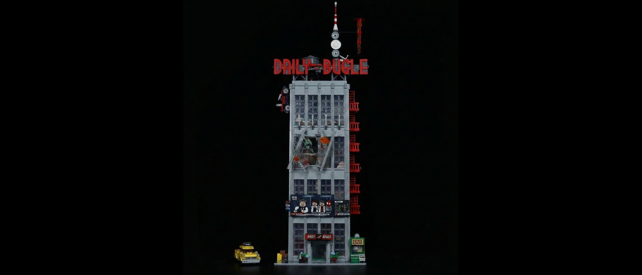Light Kit for LEGO® Marvel Daily Bugle #76178 | Bright My Bricks