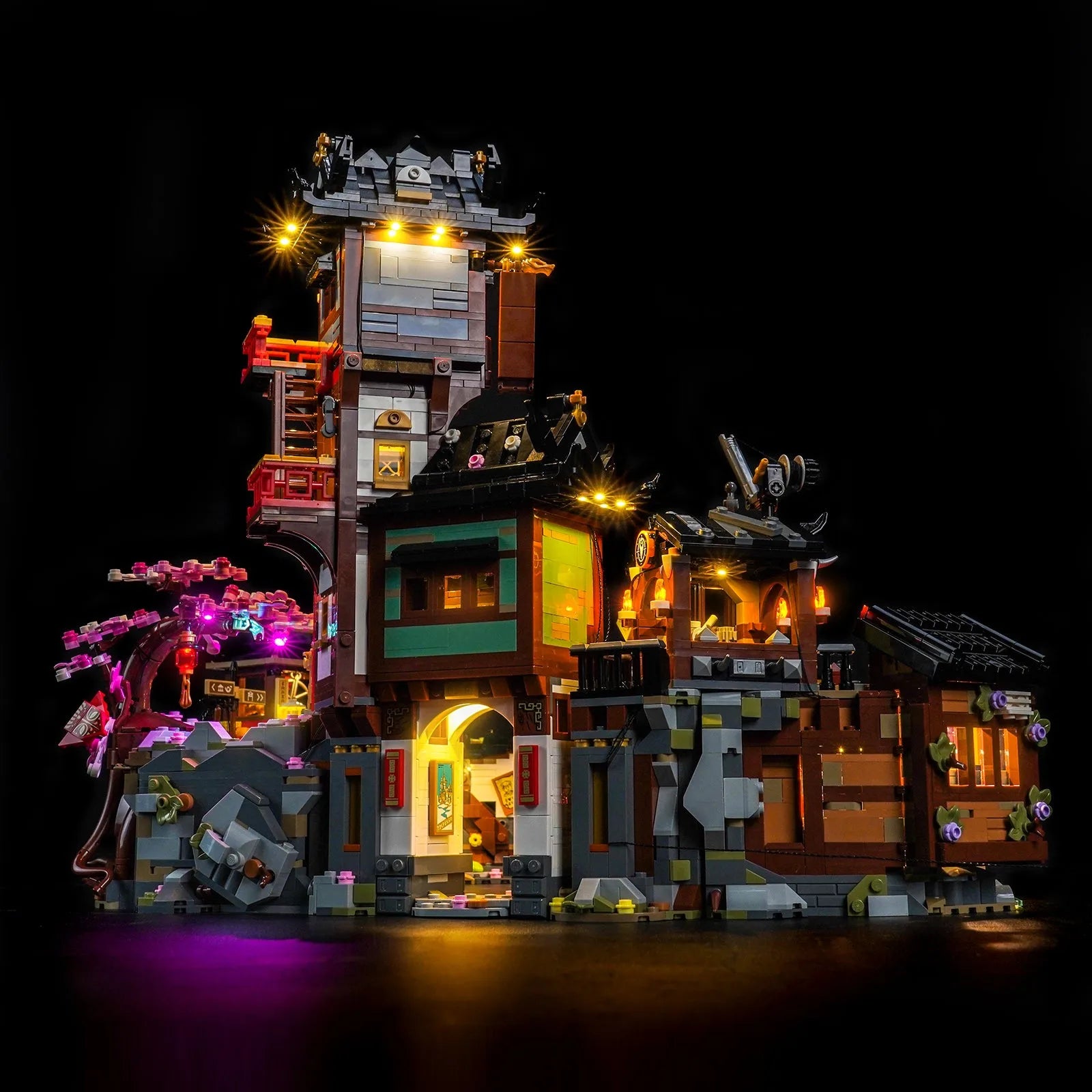 Beleuchtungsset für LEGO® NINJAGO Die Altstadt 15. Jubiläum #71861