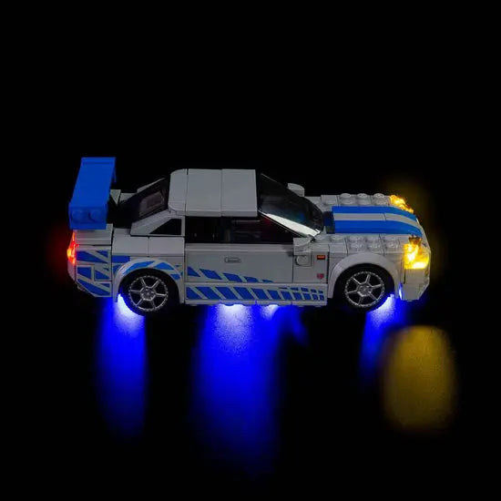 Light Kit for LEGO 2 Fast 2 Furious Nissan Skyline GT-R (R34) 76917 Bright My Bricks