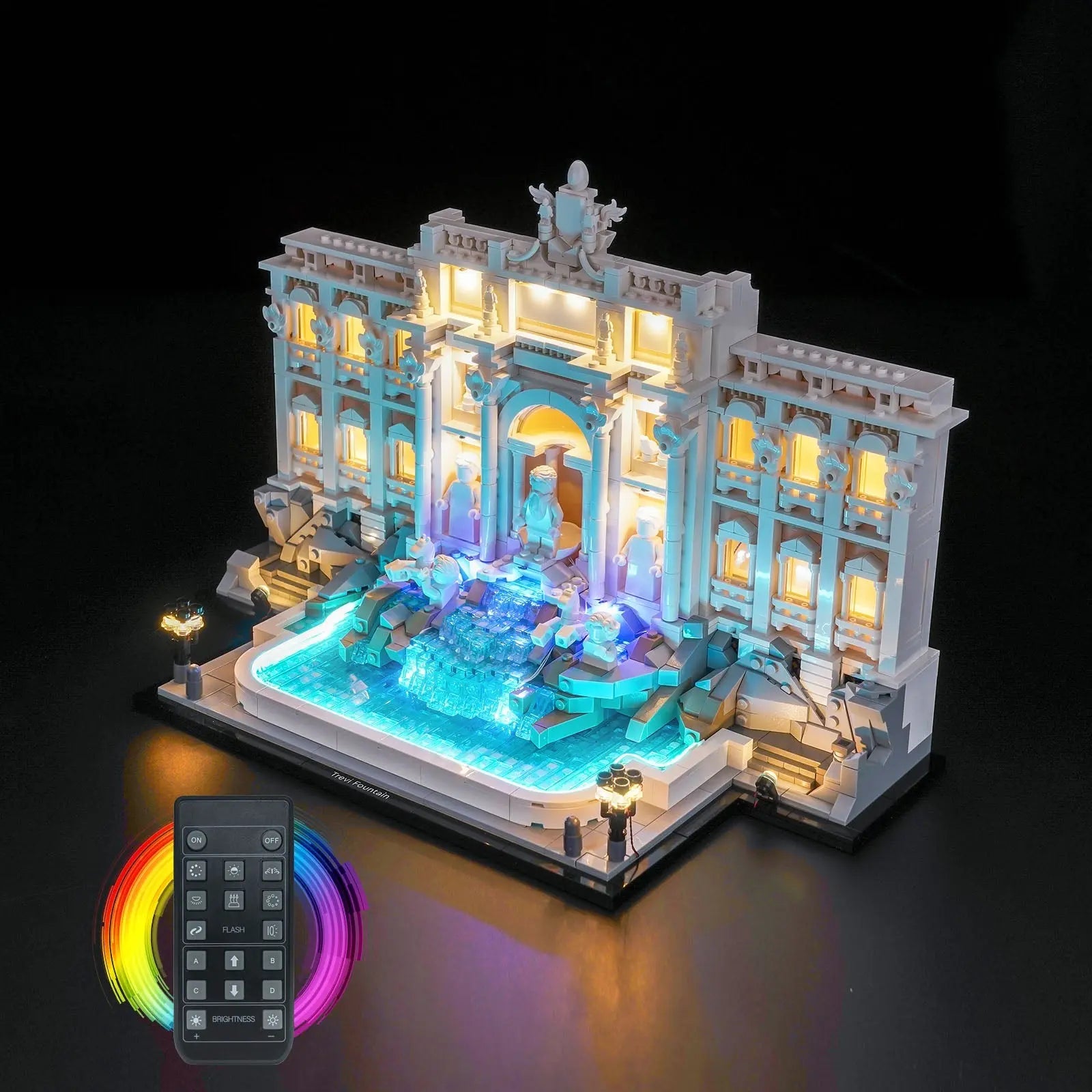 Light Kit for LEGO Architecture Trevi Fountain 21062 | Illuminate Your LEGO Landmark Bright My Bricks