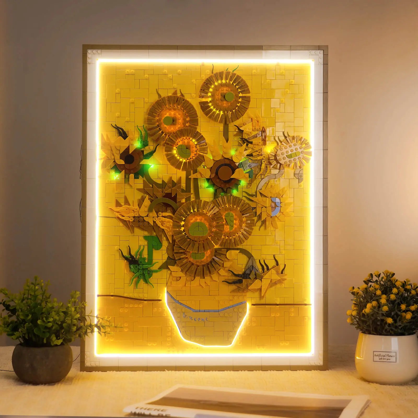 Light Kit for LEGO Art Vincent van Gogh – Sunflowers 31215 | BrightMyBricks – Illuminate the Masterpiece! Bright My Bricks