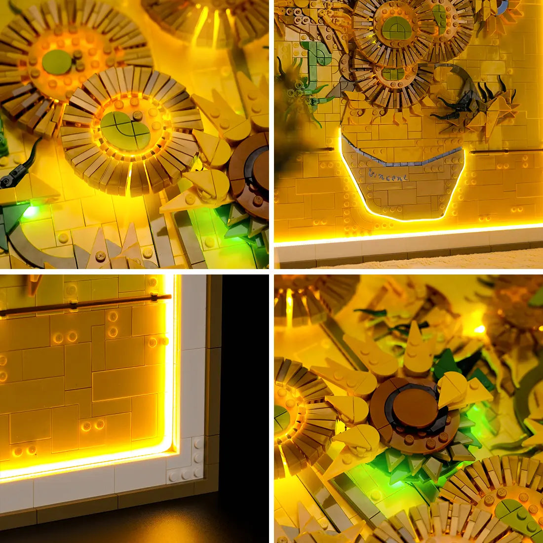 Light Kit for LEGO Art Vincent van Gogh – Sunflowers 31215 | BrightMyBricks – Illuminate the Masterpiece! Bright My Bricks