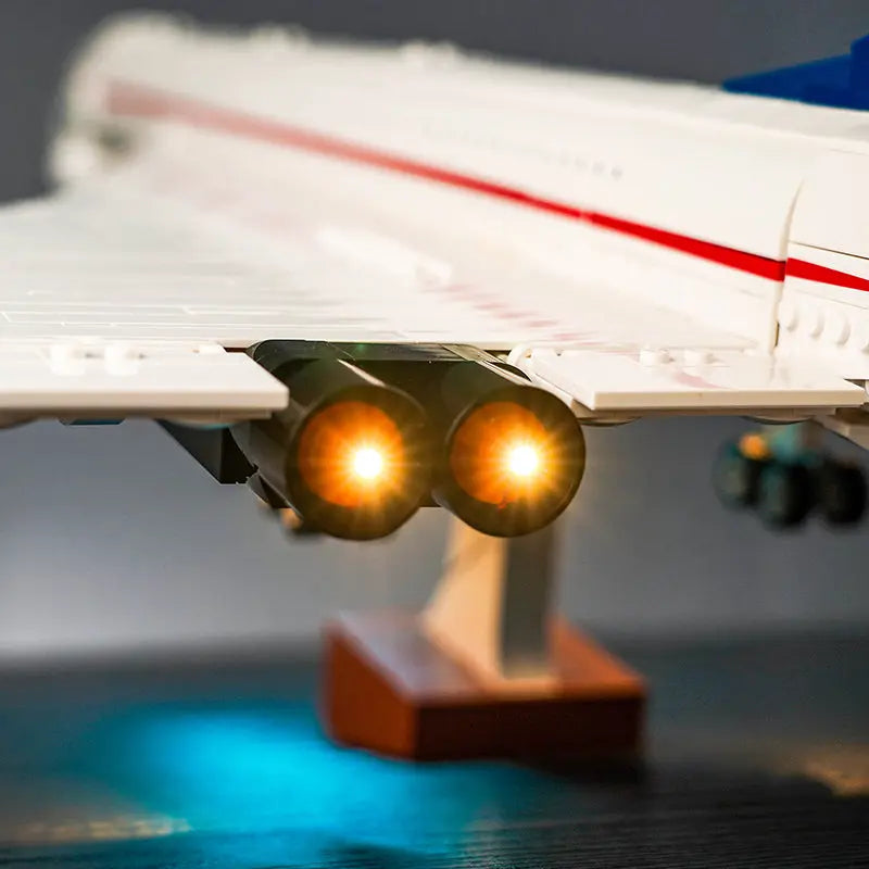 Une icône de vitesse — Kit LED pour LEGO® Le Concorde #10318