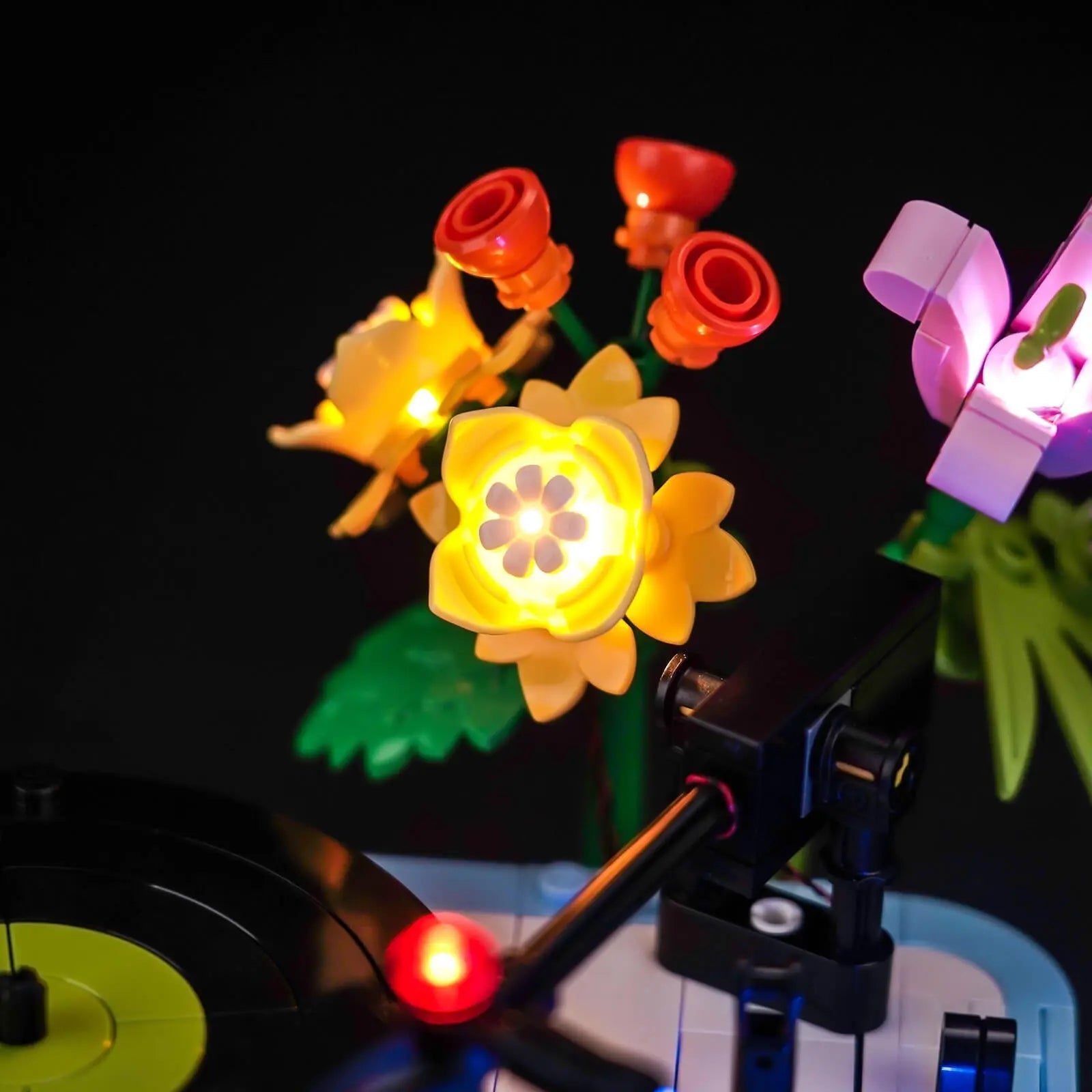 Light Kit for LEGO Creator 3-in-1 Record Player with Flowers 31172 | BrightMyBricks – Spin the Light! Bright My Bricks