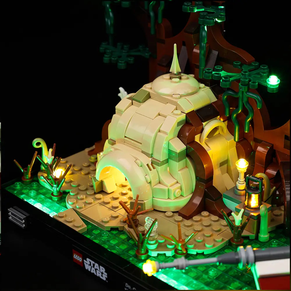 Light Kit for LEGO Dagobah Jedi Training Diorama 75330 Bright My Bricks