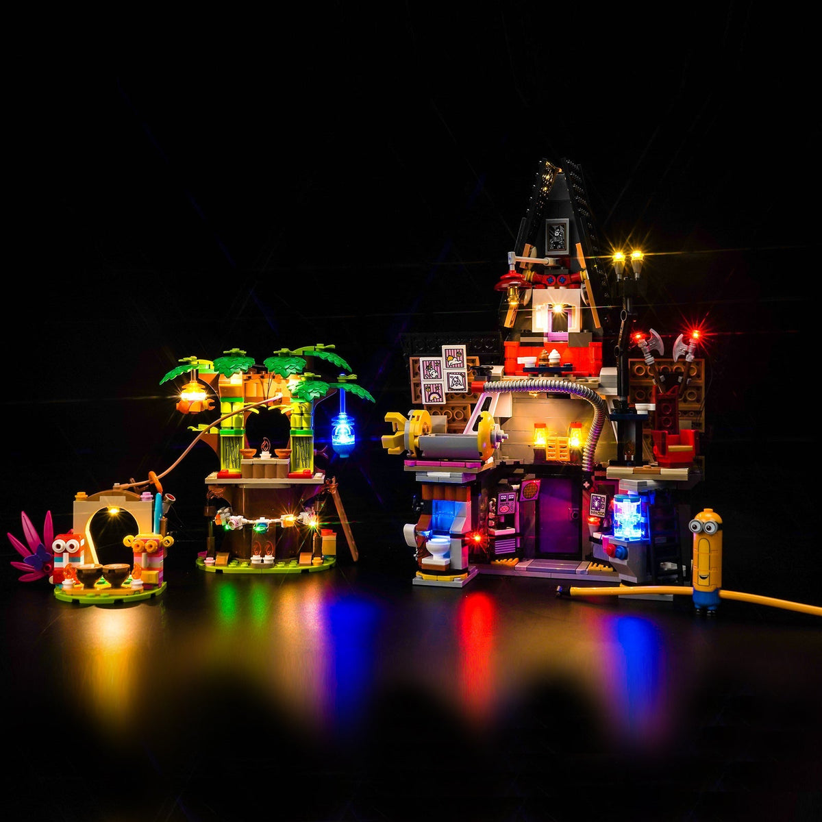 Gruseliges Herrenhaus außen — LED-Beleuchtungsset für LEGO® Familienvilla von Gru und den Minions #75583