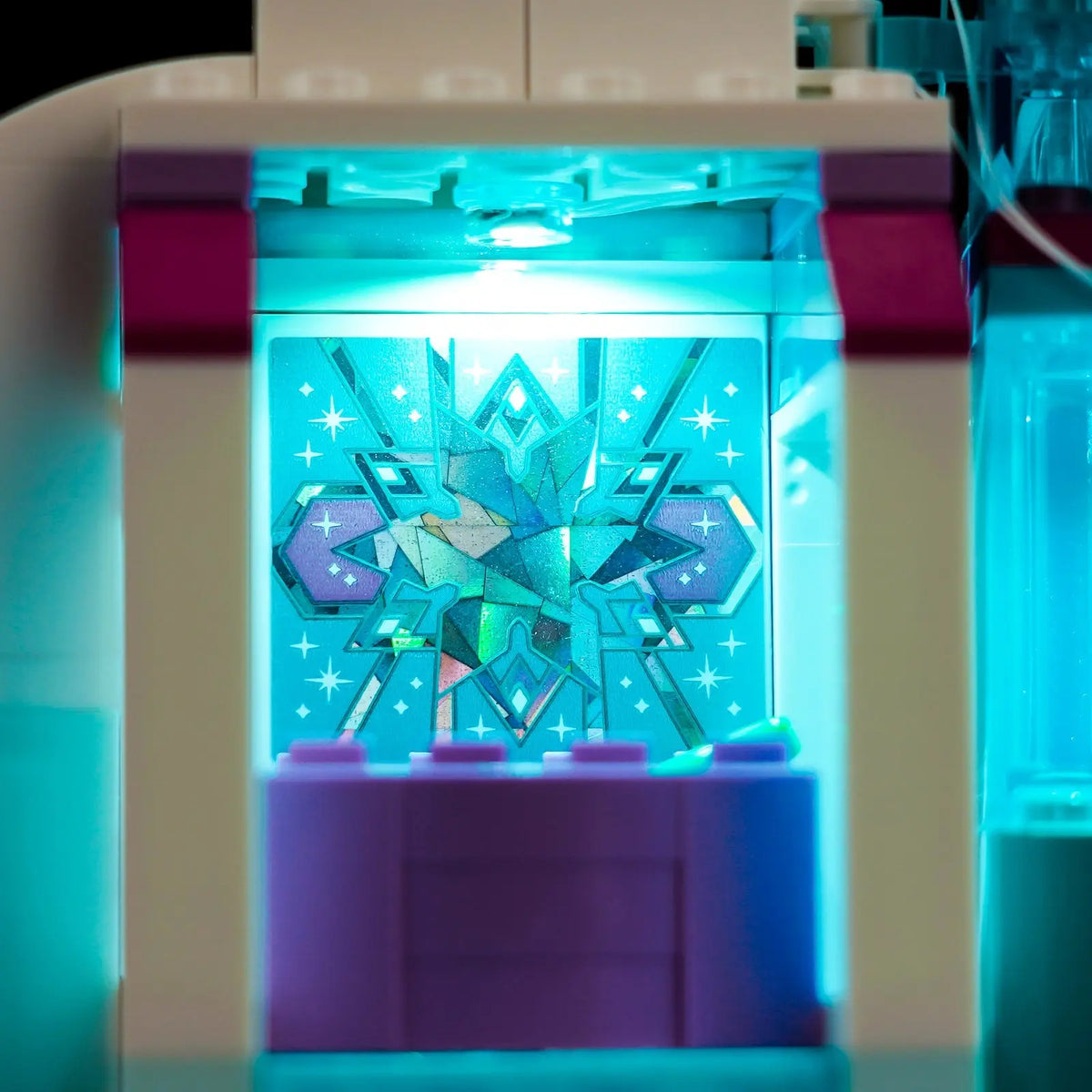 Le balcon emblématique — Kit LED pour LEGO® Le palais de glace d'Elsa #43244