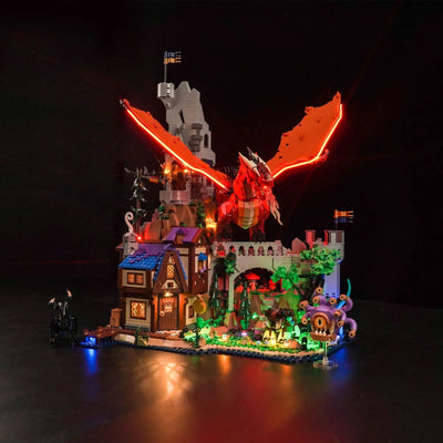 Light Kit for LEGO Dungeons & Dragons: Red Dragon's Tale 21348 Bright My Bricks