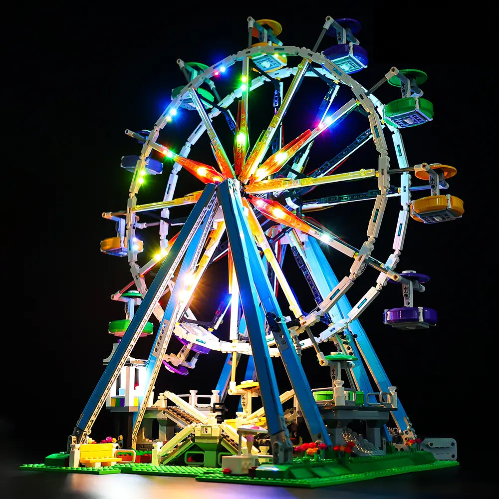 Light Kit for LEGO Ferris Wheel 10247 Bright My Bricks