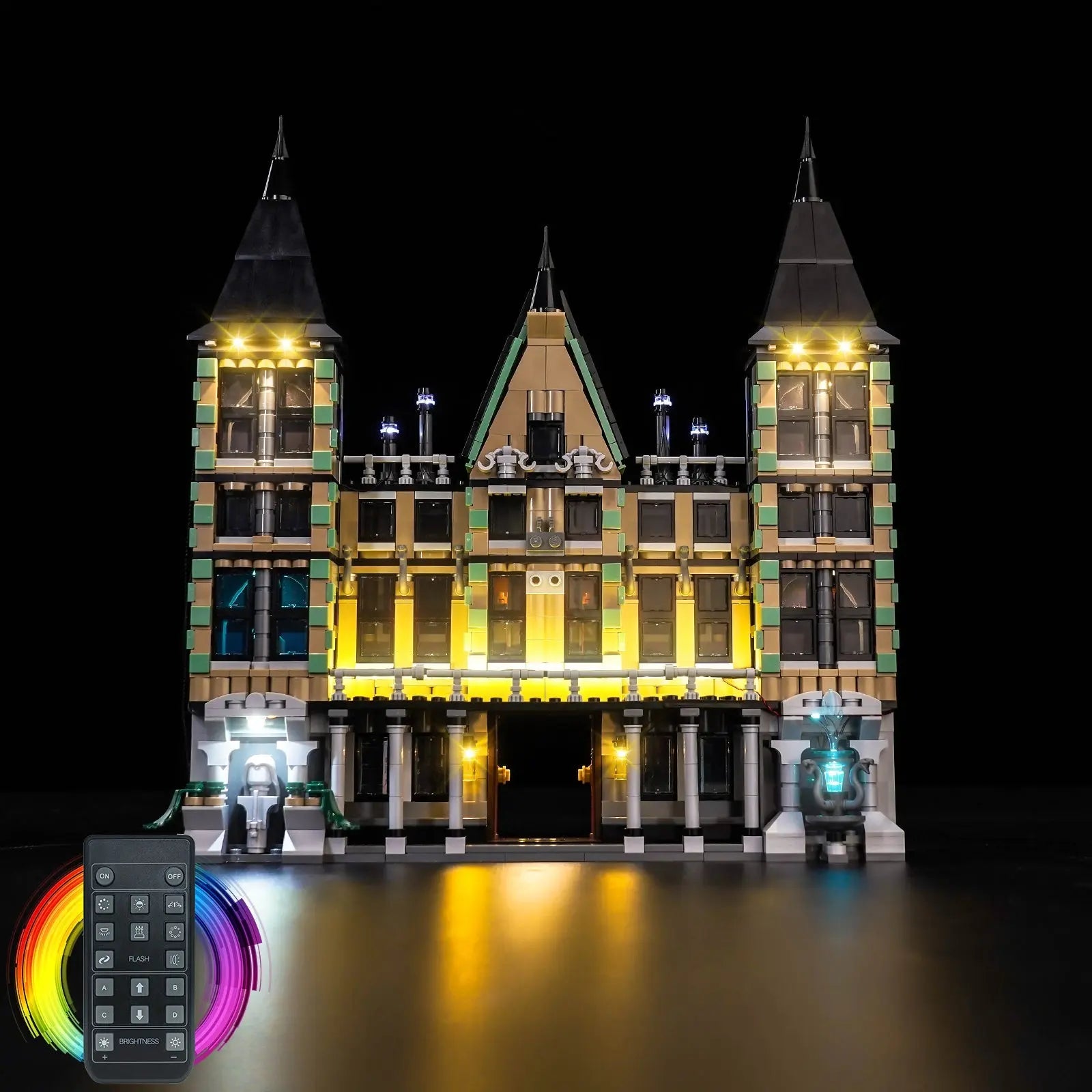 Light Kit for LEGO Harry Potter Malfoy Manor 76453 | Illuminate the Dark Side! Bright My Bricks