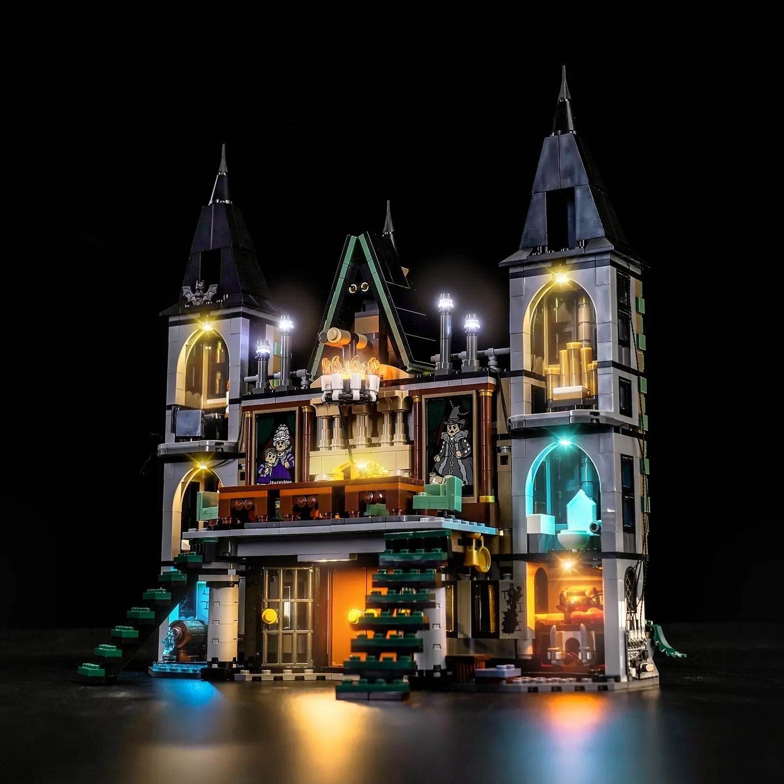 Light Kit for LEGO Harry Potter Malfoy Manor 76453 | Illuminate the Dark Side! Bright My Bricks