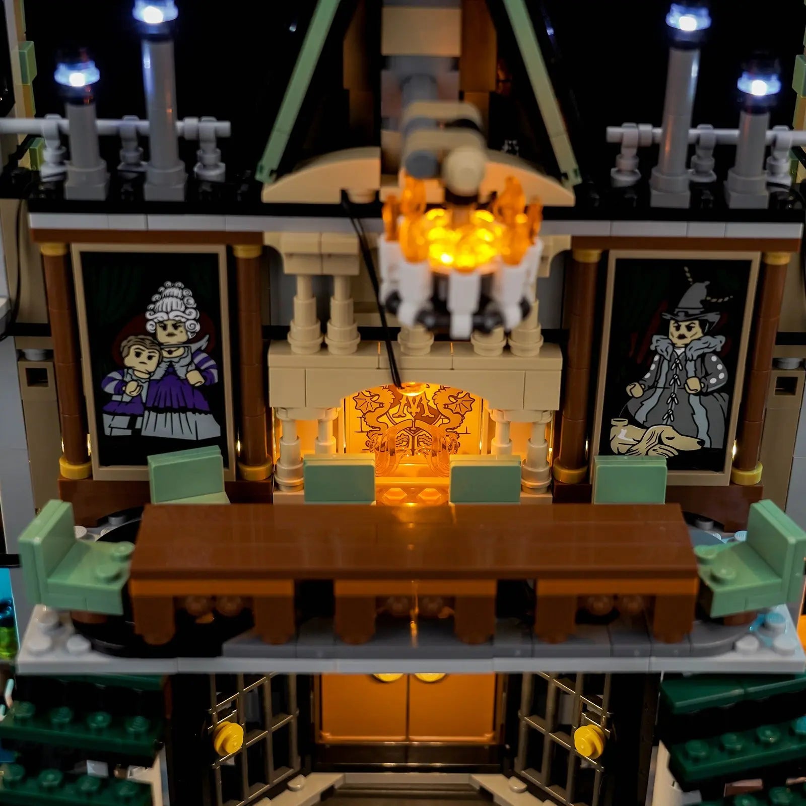 Light Kit for LEGO Harry Potter Malfoy Manor 76453 | Illuminate the Dark Side! Bright My Bricks