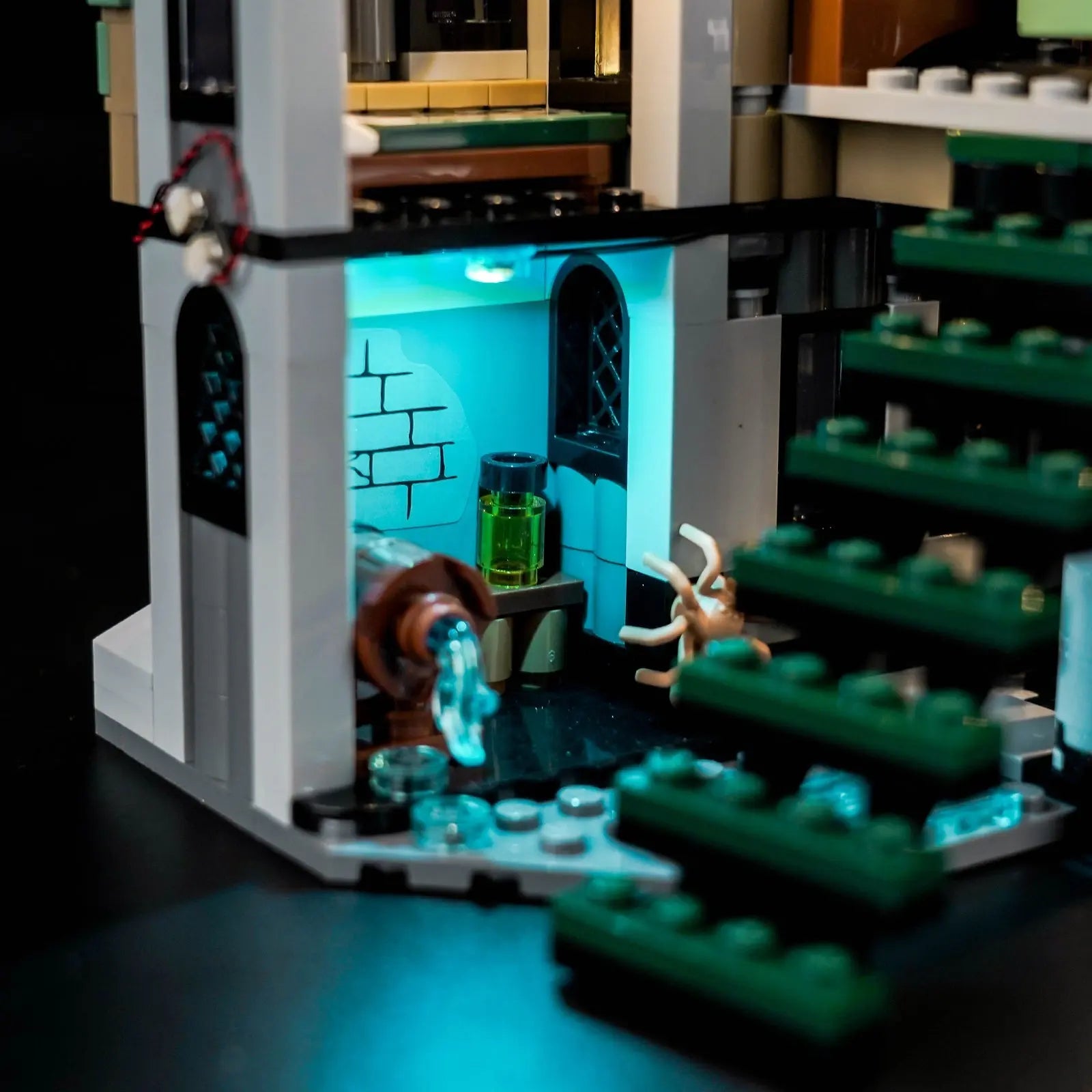 Light Kit for LEGO Harry Potter Malfoy Manor 76453 | Illuminate the Dark Side! Bright My Bricks