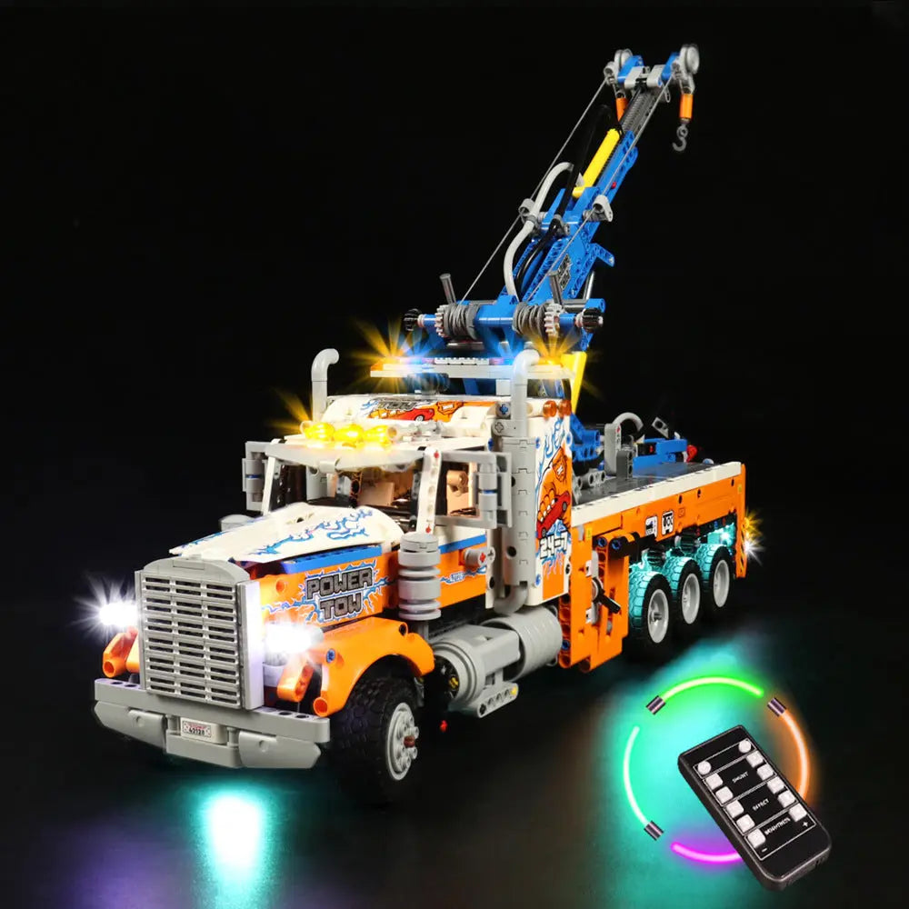 Light Kit for LEGO Heavy-duty Tow Truck 42128 Bright My Bricks