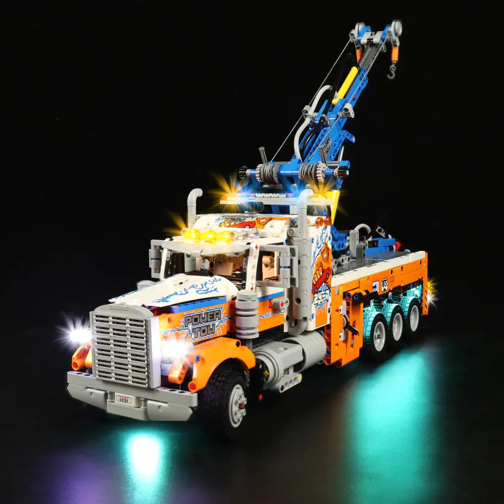 Light Kit for LEGO Heavy-duty Tow Truck 42128 Bright My Bricks