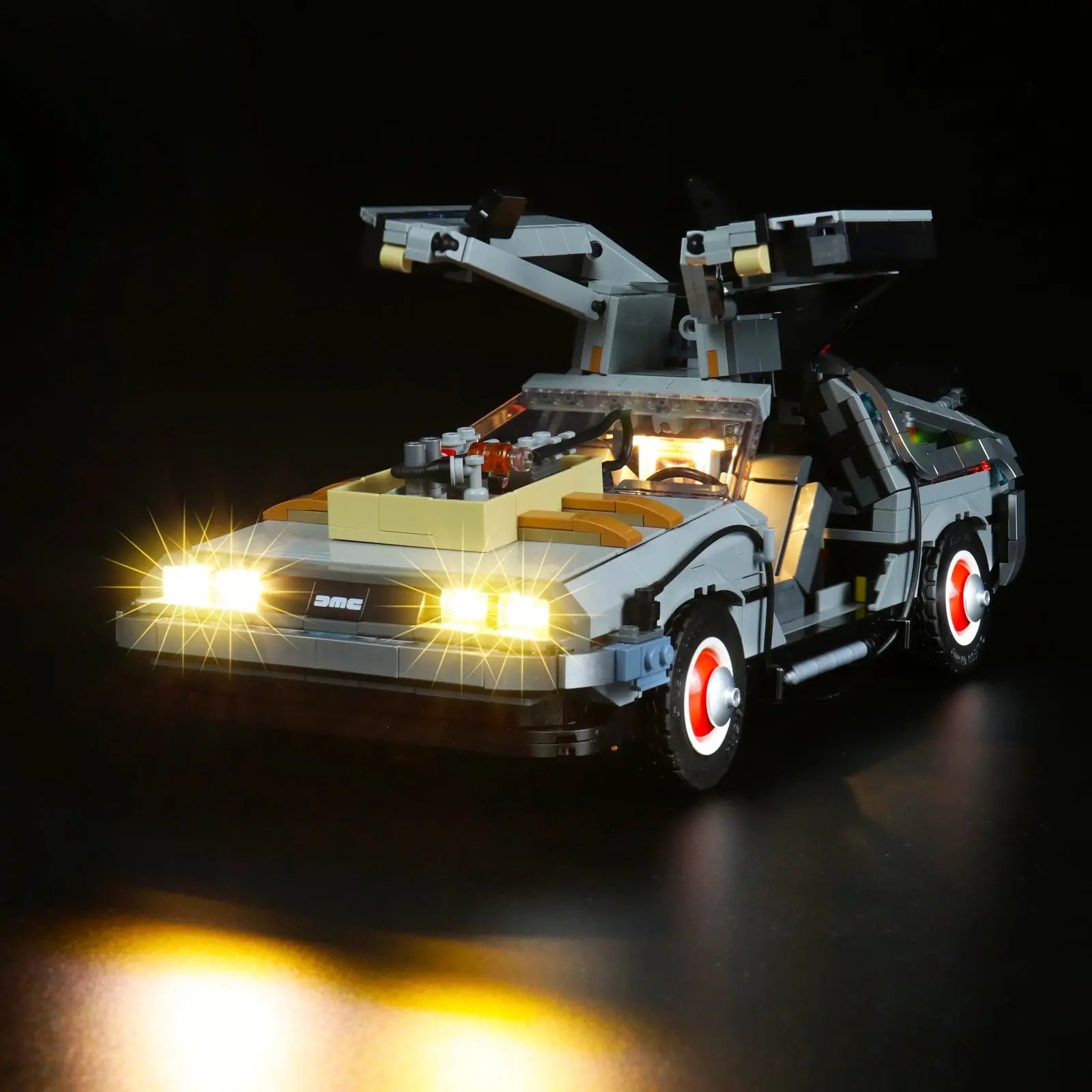 Light Kit for LEGO Icons Back to the Future Time Machine 10300 - Bright My Bricks