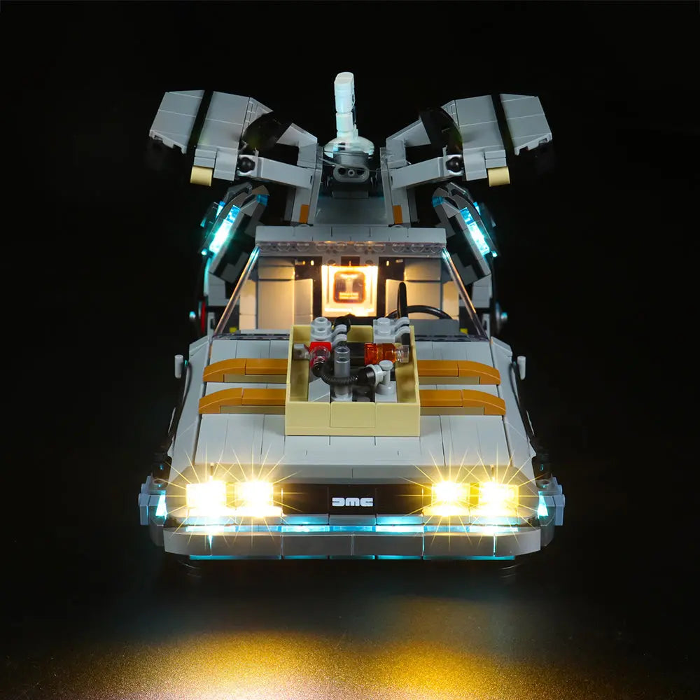 Light Kit for LEGO Icons Back to the Future Time Machine 10300 - Bright My Bricks