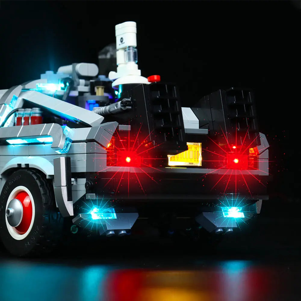 Light Kit for LEGO Icons Back to the Future Time Machine 10300 - Bright My Bricks