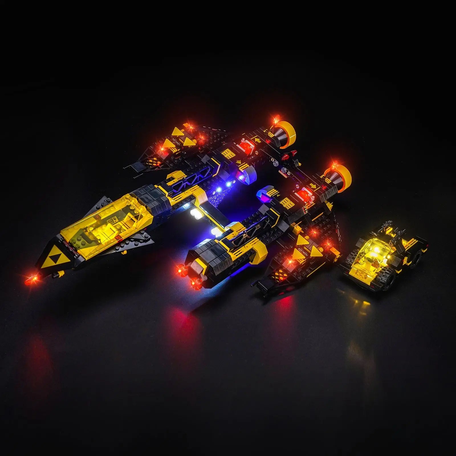 Light Kit for LEGO Icons Blacktron Renegade 10355 | Light Up the Galaxy! Bright My Bricks