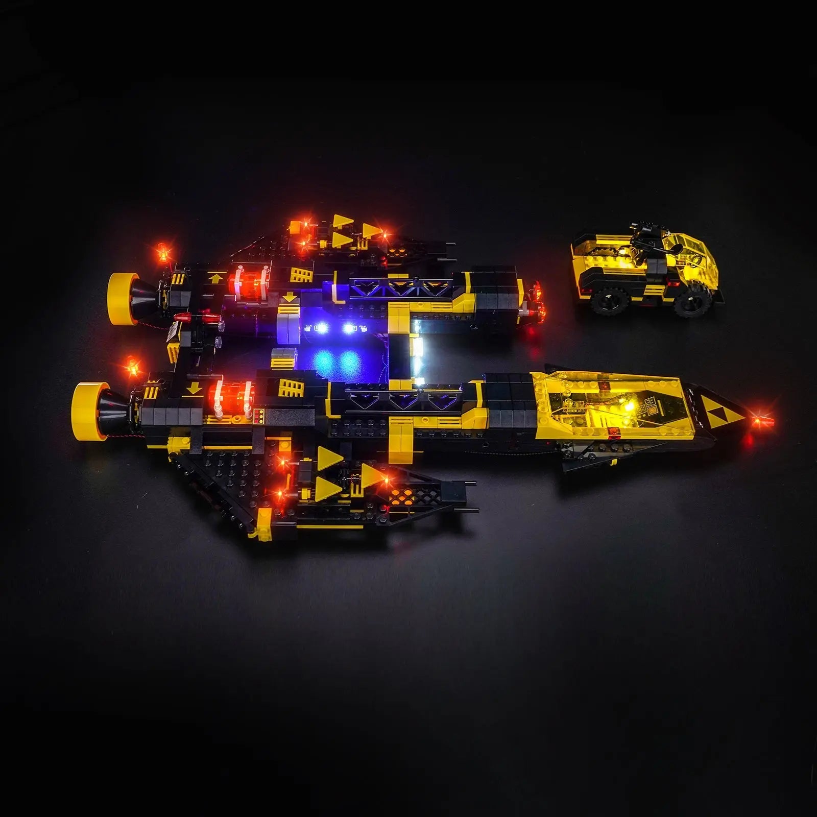 Light Kit for LEGO Icons Blacktron Renegade 10355 | Light Up the Galaxy! Bright My Bricks