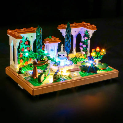 Light Kit for LEGO Icons Fountain Garden 10359 | BrightMyBricks – Illuminate Your Tranquil Oasis! Bright My Bricks