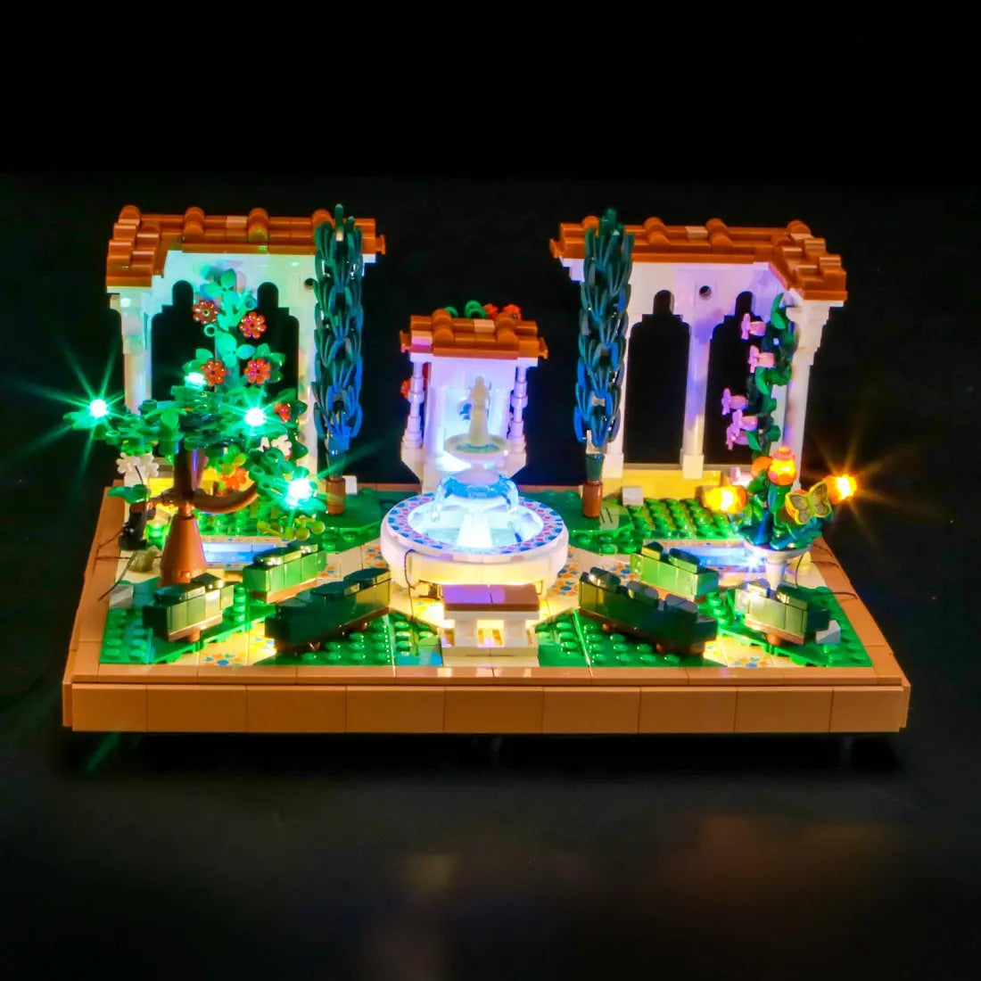 Light Kit for LEGO Icons Fountain Garden 10359 | BrightMyBricks – Illuminate Your Tranquil Oasis! Bright My Bricks