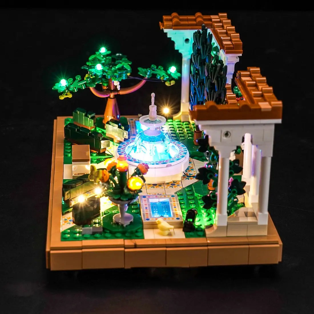 Light Kit for LEGO Icons Fountain Garden 10359 | BrightMyBricks – Illuminate Your Tranquil Oasis! Bright My Bricks