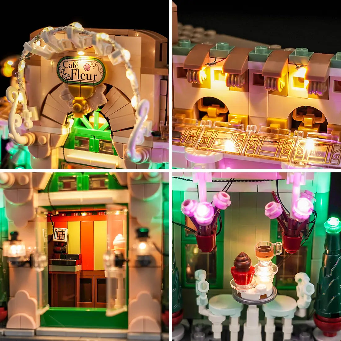 Light Kit for LEGO Icons French Café 10362 | BrightMyBricks – Illuminate Your Parisian Escape! Bright My Bricks