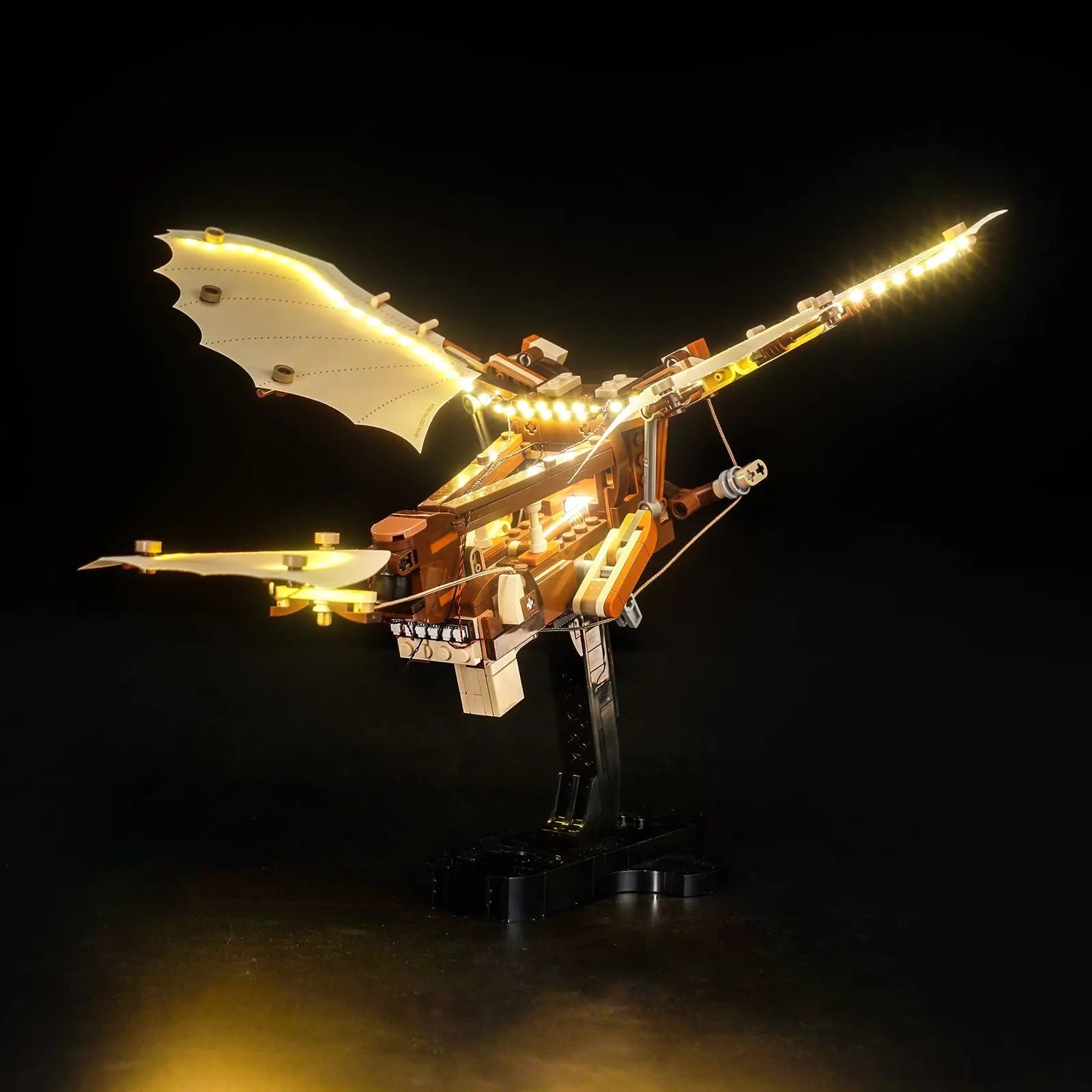 Light Kit for LEGO Icons Leonardo da Vinci's Flying Machine 10363 | BrightMyBricks – Illuminate the Genius! Bright My Bricks