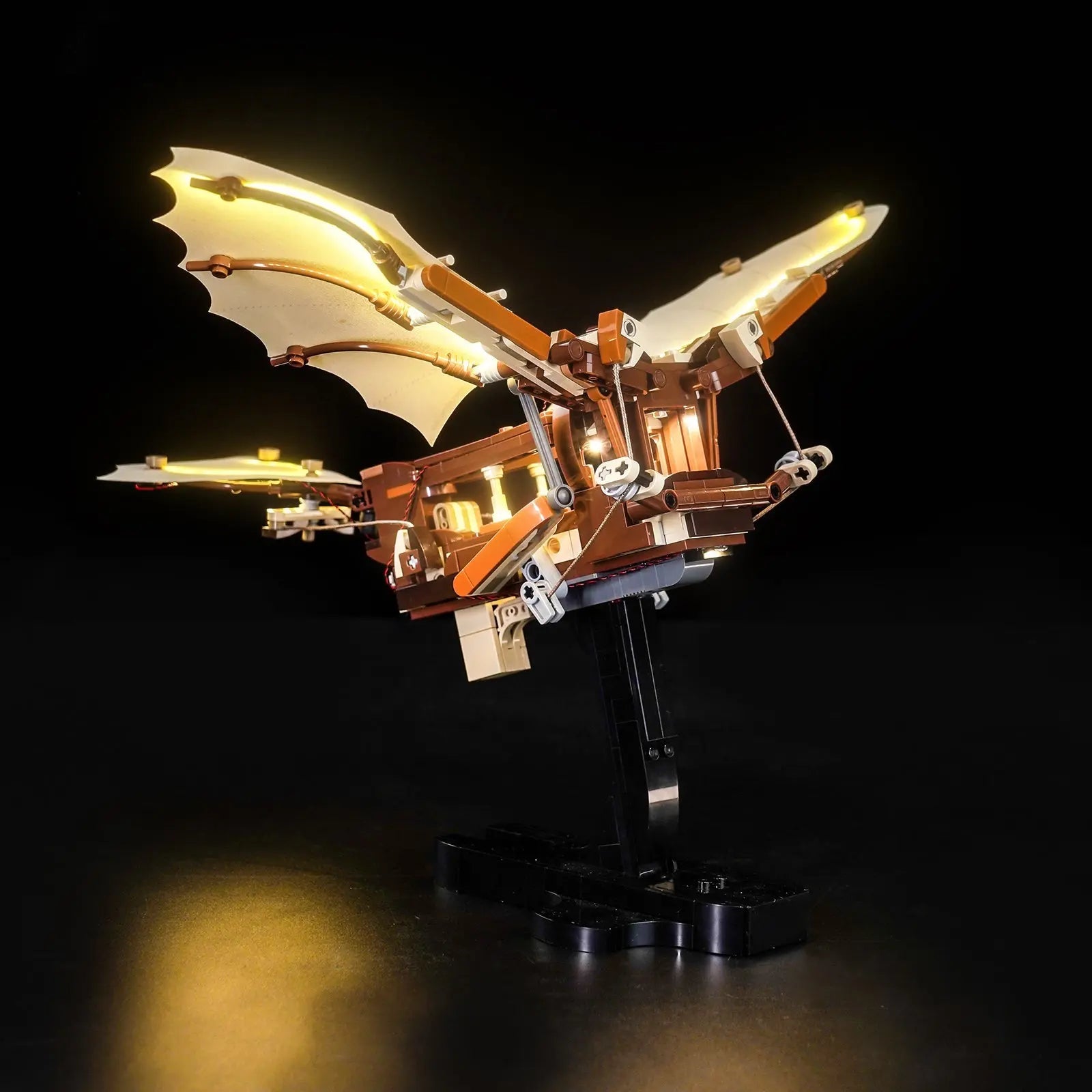 Light Kit for LEGO Icons Leonardo da Vinci's Flying Machine 10363 | BrightMyBricks – Illuminate the Genius! Bright My Bricks