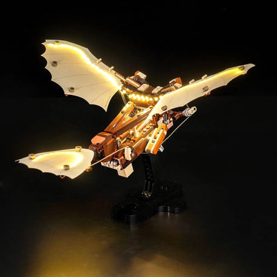 Light Kit for LEGO Icons Leonardo da Vinci's Flying Machine 10363 | BrightMyBricks – Illuminate the Genius! Bright My Bricks