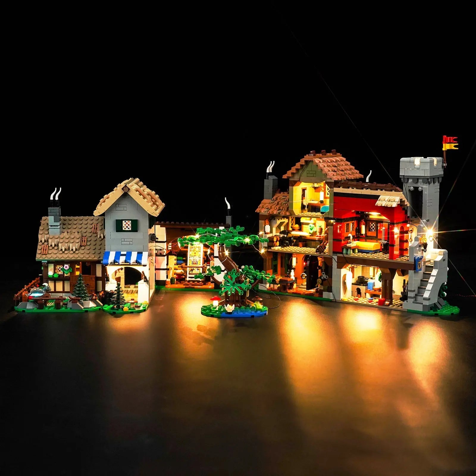 Light Kit for LEGO Icons Medieval Town Square 10332 Bright My Bricks