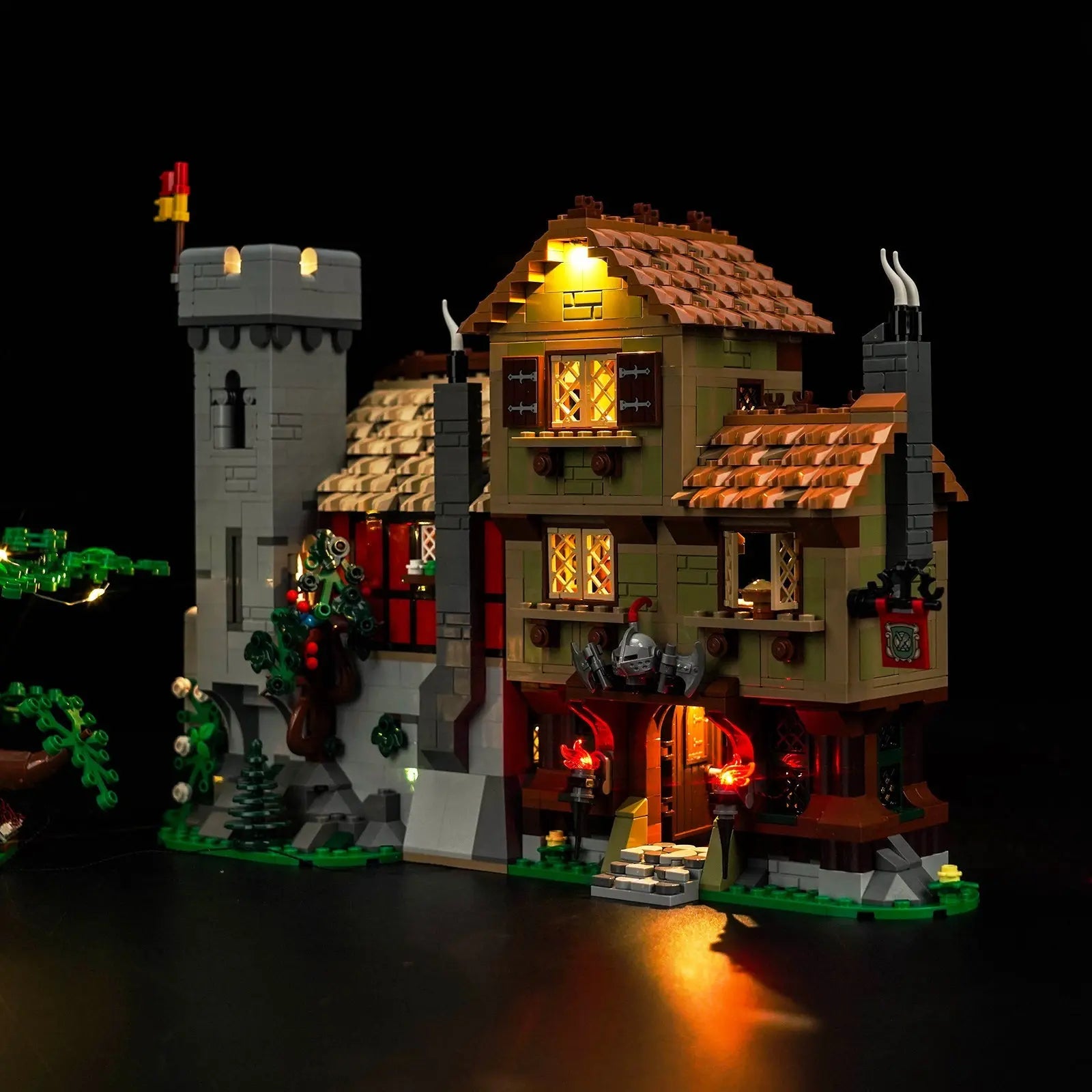 Light Kit for LEGO Icons Medieval Town Square 10332 Bright My Bricks