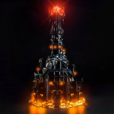 Light Kit for LEGO Icons The Lord of the Rings: Barad-dûr 10333 Bright My Bricks