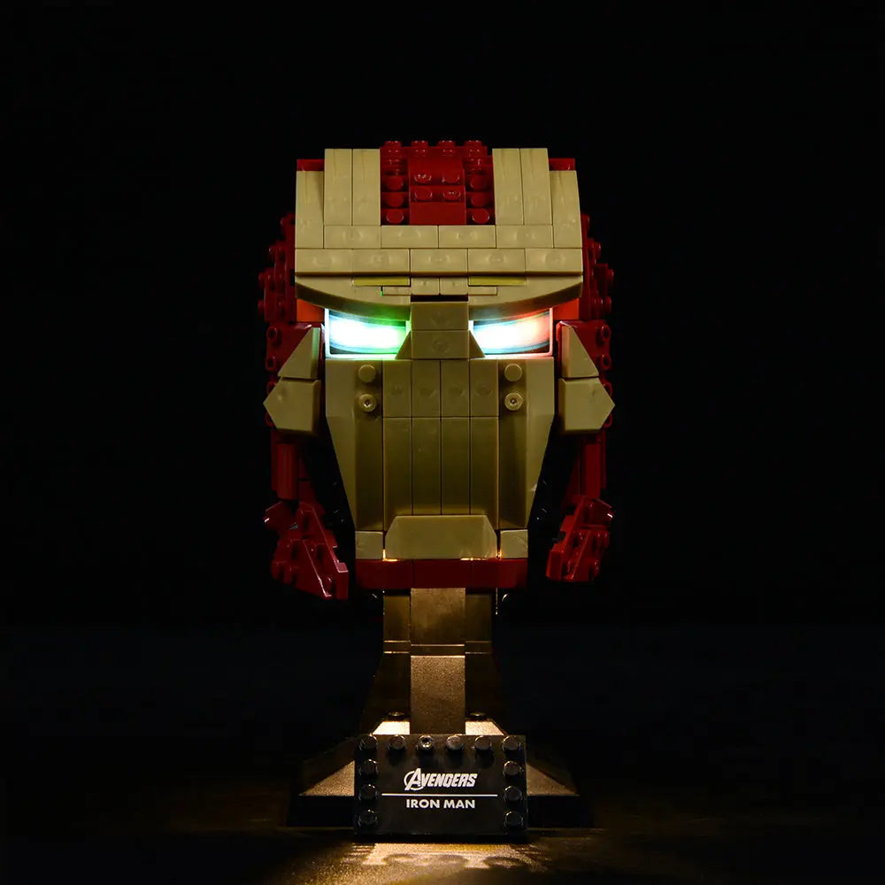 Light Kit for LEGO Iron Man Helmet 76165 Bright My Bricks