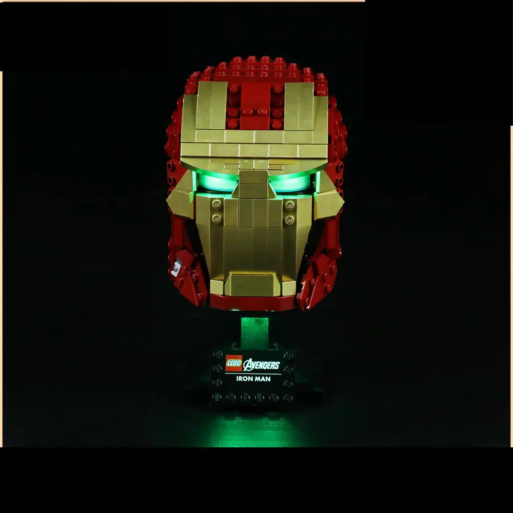 Light Kit for LEGO Iron Man Helmet 76165 Bright My Bricks