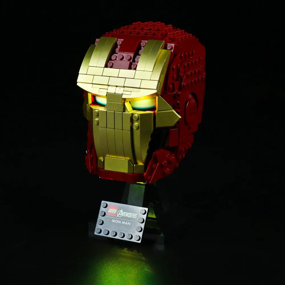 Light Kit for LEGO Iron Man Helmet 76165 Bright My Bricks